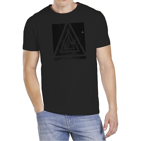 Camiseta Aramis Triangle P23 Preto Masculino