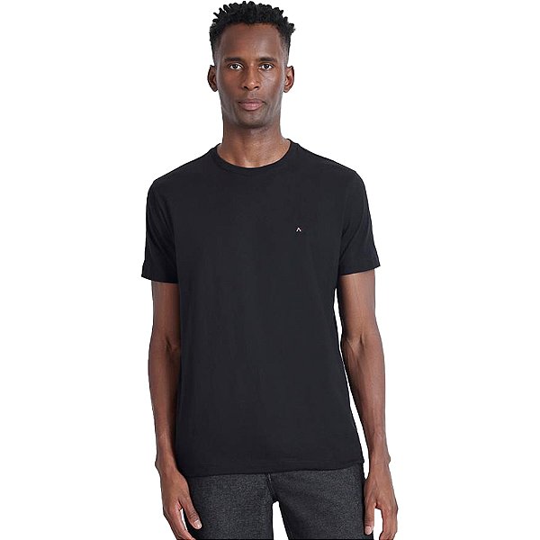 Camiseta Aramis Basica Gola Careca Preto Masculino