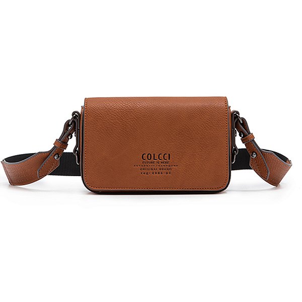 Bolsa Colcci Crossbody Textura Caramelo Feminino