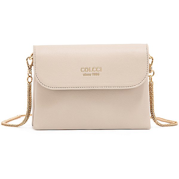 Bolsa Colcci Crossbody Corrente Nude Feminino