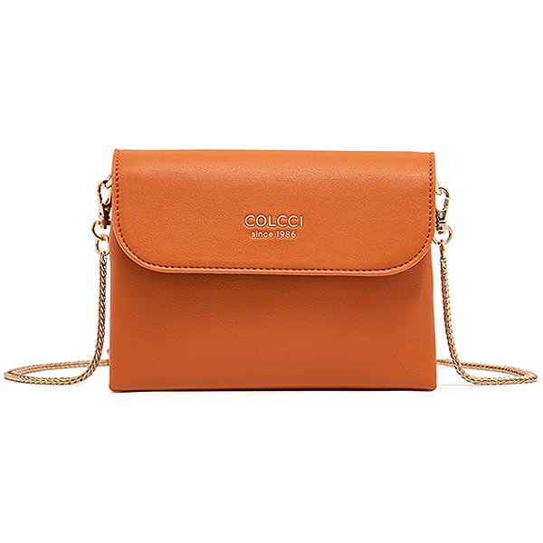 Bolsa Colcci Crossbody Corrente Marrom Feminino