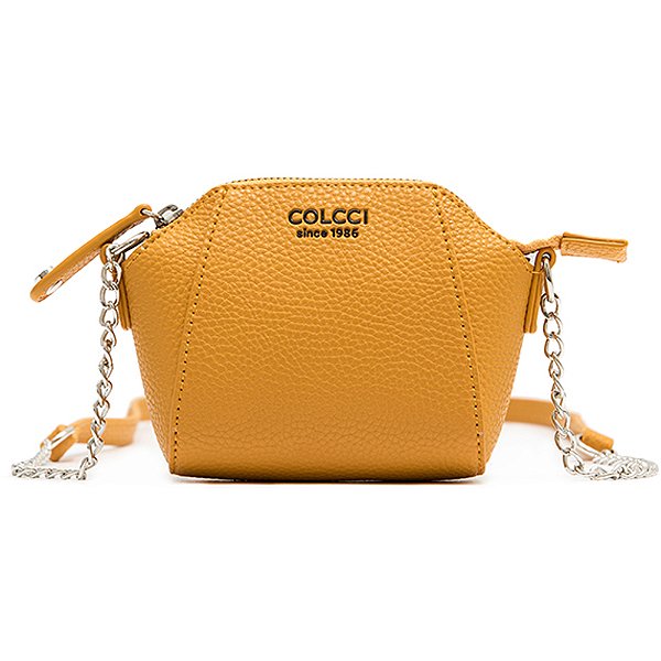 Bolsa Colcci Crossbaby Corrente Amarelo Feminino