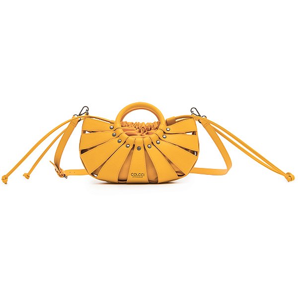 Bolsa Colcci Tote Recortes Amarelo Feminino