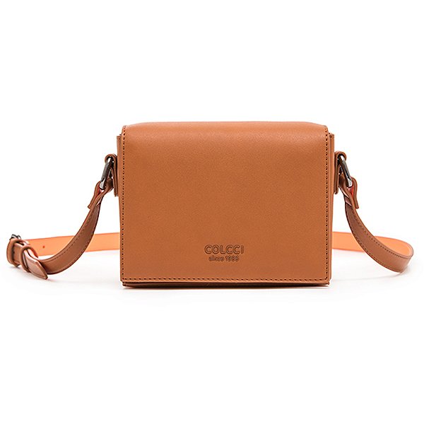 Bolsa Colcci Crossbody Liso Caramelo Feminino