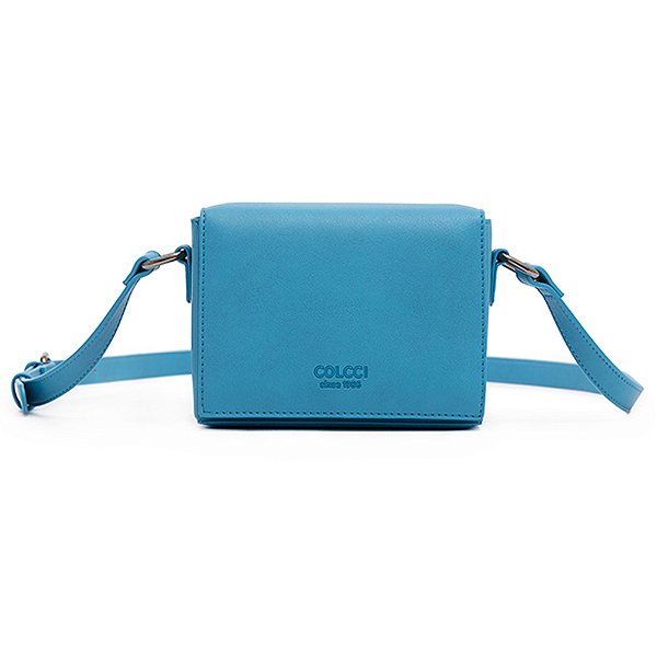 Bolsa Colcci Crossbody Liso Azul Feminino