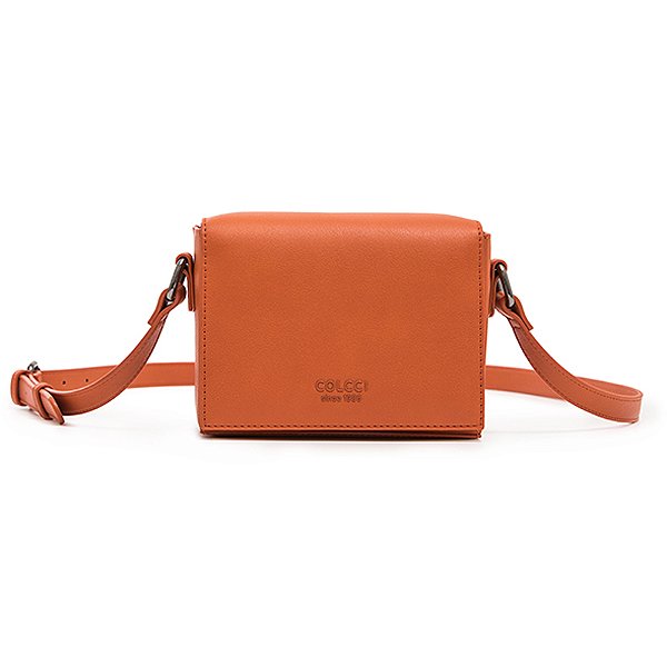 Bolsa Colcci Crossbody Liso Laranja Feminino