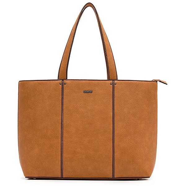 Bolsa Colcci Shopping Bag Texture Caramelo Feminino