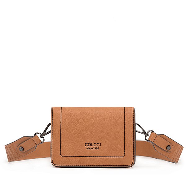 Bolsa Colcci Crossbody Texture Caramelo Feminino
