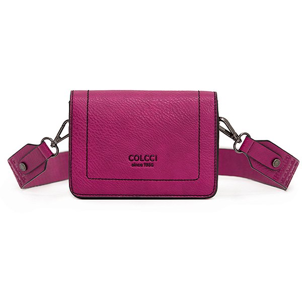 Bolsa Colcci Crossbody Texture Rosa Feminino