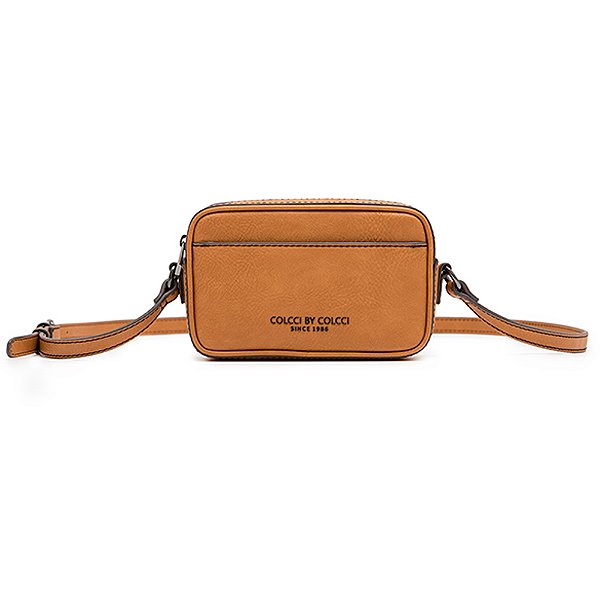 Bolsa Colcci Camera Bag Textura Caramelo Feminino