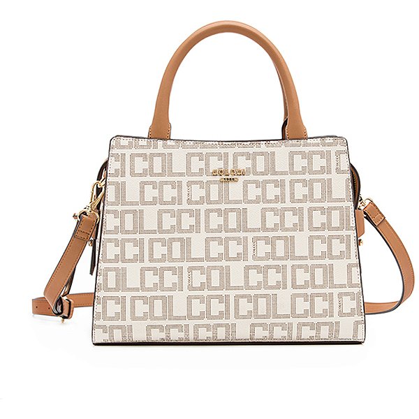 Bolsa Colcci Tote Logomania Off White Feminino