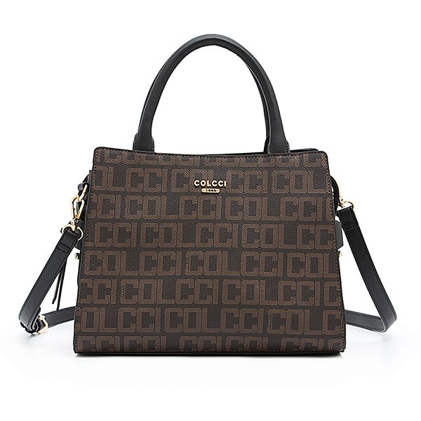 Bolsa Colcci Tote Logomania Café Feminino