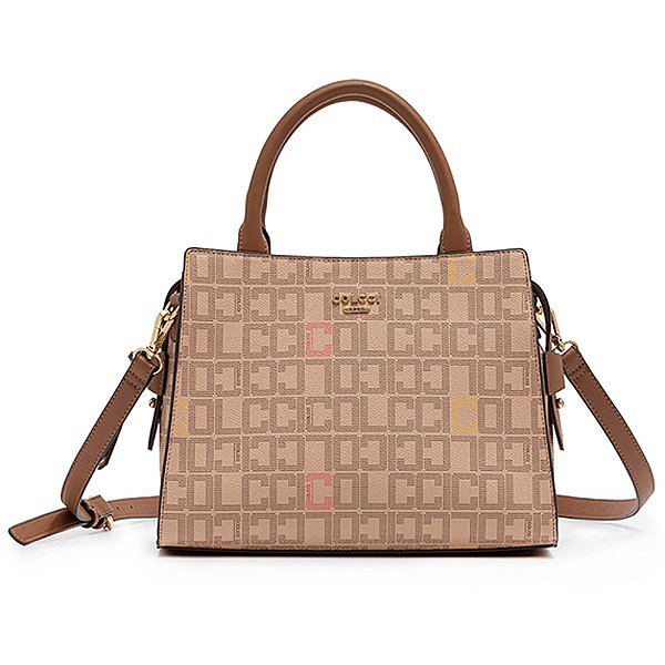Bolsa Colcci Tote Logomania Bege Feminino
