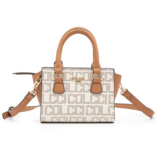 Bolsa Colcci Crossbody Logomania Off White Feminino