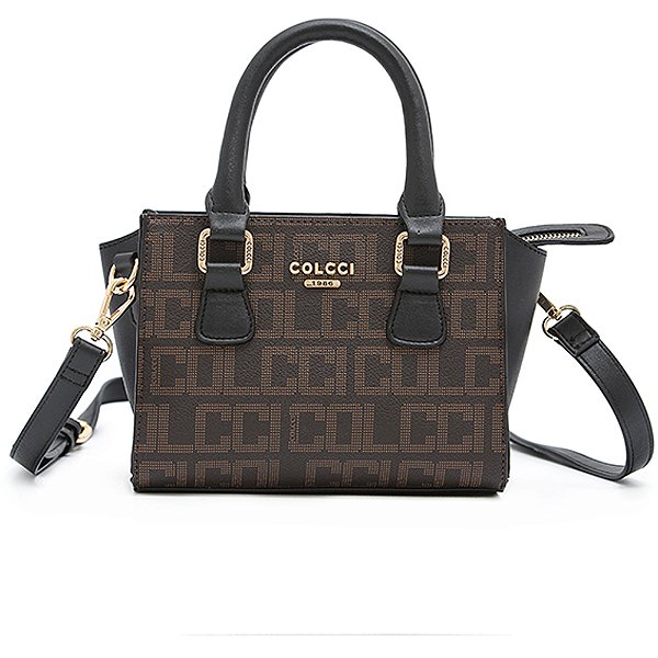 Bolsa Colcci Crossbody Logomania Café Feminino