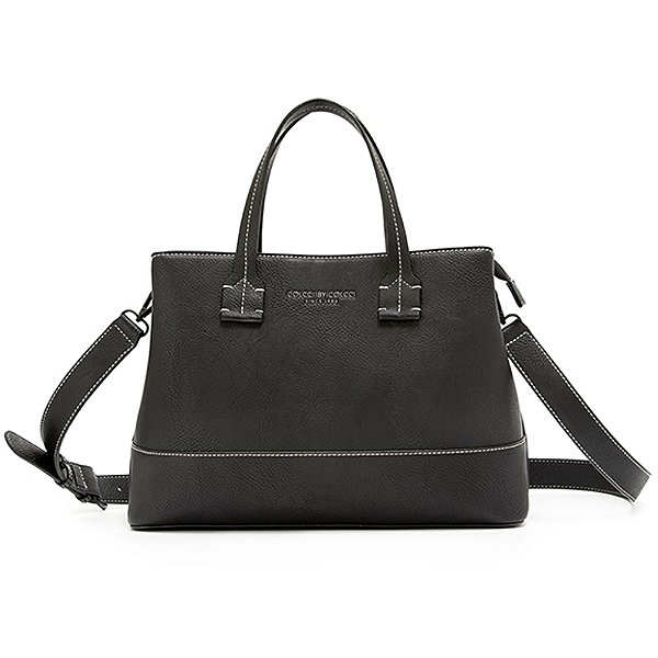 Bolsa Tote Textura Colcci Preto Feminino