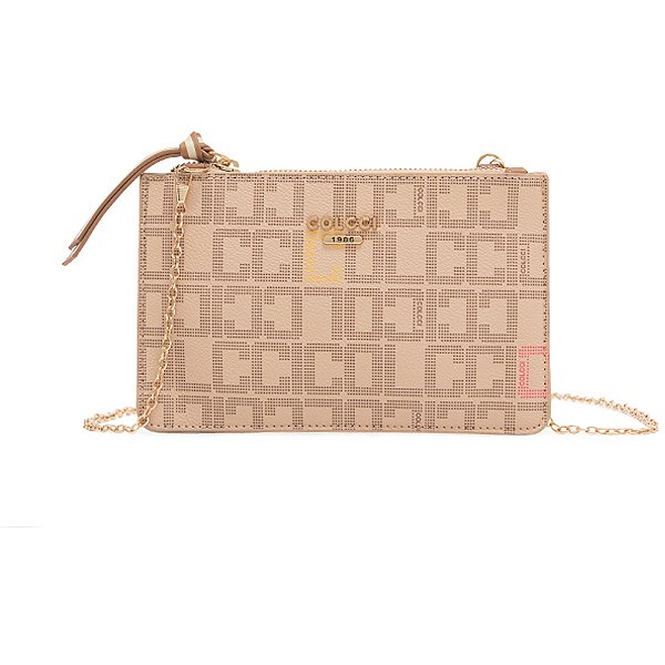 Bolsa Envelope Colcci Bege Feminino