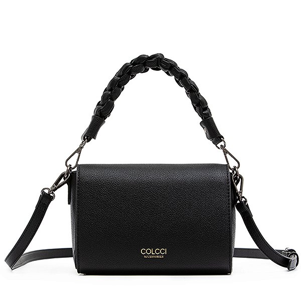 Bolsa Crossbody Colcci Trançado Preto Feminino