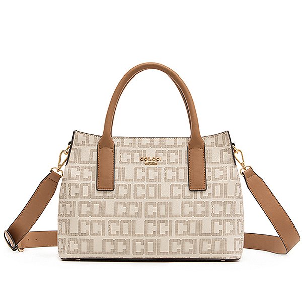 Bolsa Tote Colcci Logomania P23 Off White Feminino