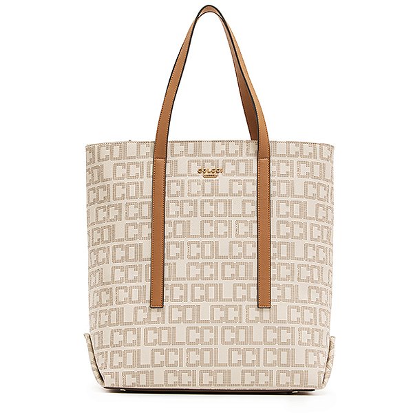 Bolsa Shop Colcci Logomania P23 Off White Feminino