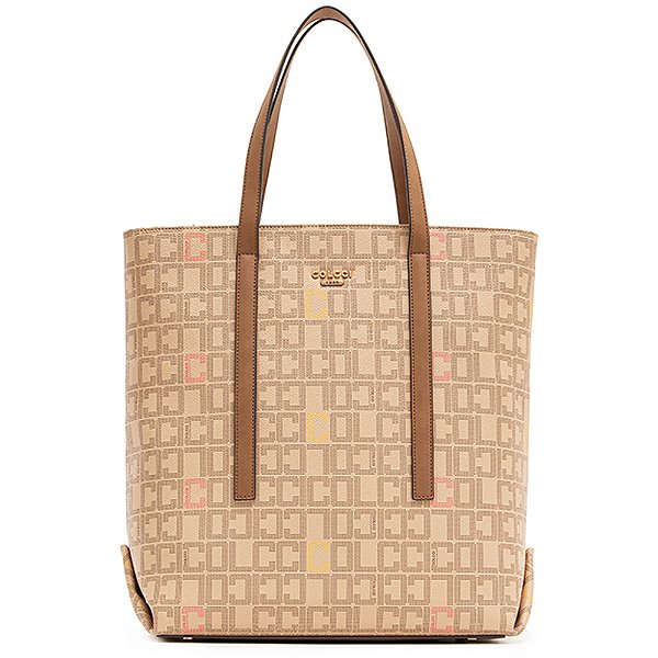 Bolsa Shop Colcci Logomania P23 Bege Feminino