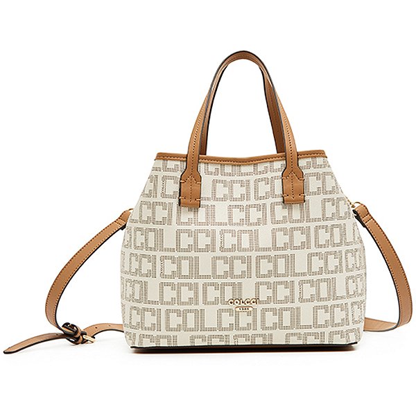 Bolsa Bucket Colcci Logomania P23 Off White Feminino