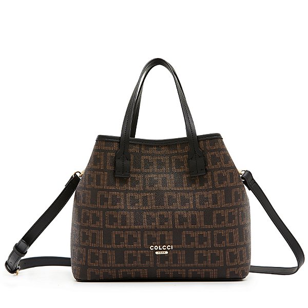 Bolsa Bucket Colcci Logomania P23 Marrom Feminino