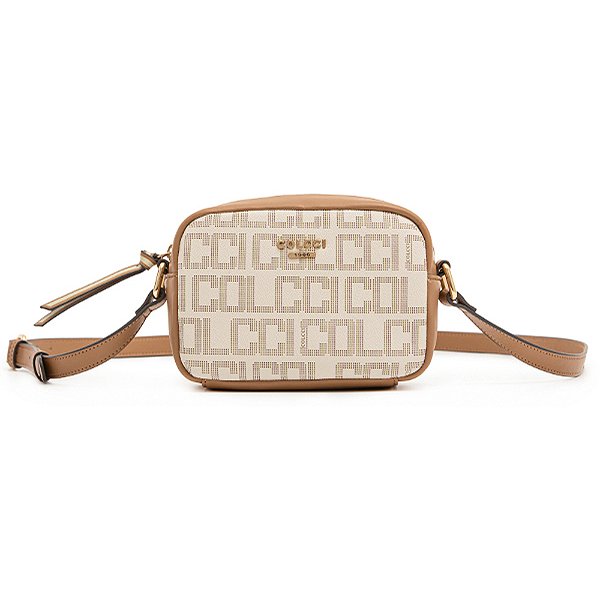 Bolsa Camera Colcci Logomania P23 Off White Feminino