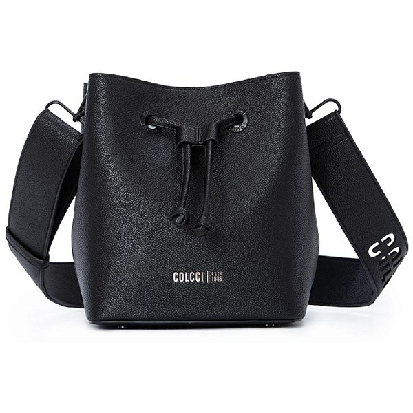 Bolsa Bucket Colcci Suede V23 Preto Feminino