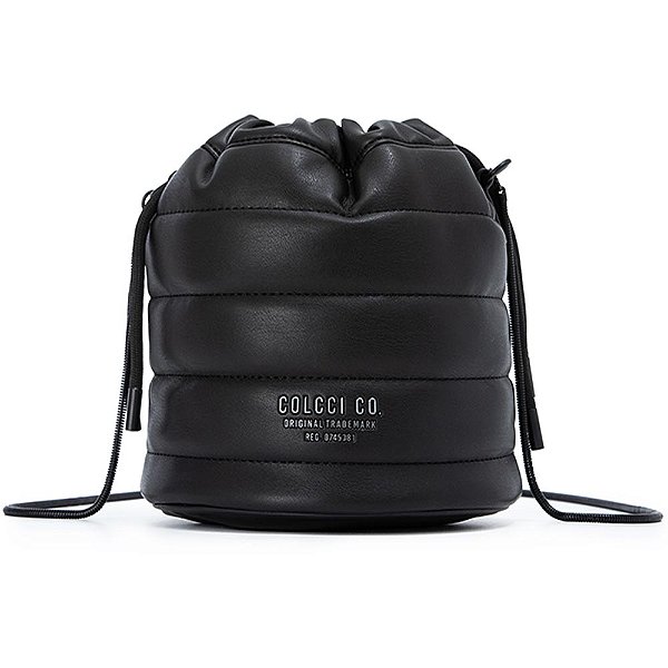 Bolsa Bucket Colcci Matelassê V23 Preto Feminino