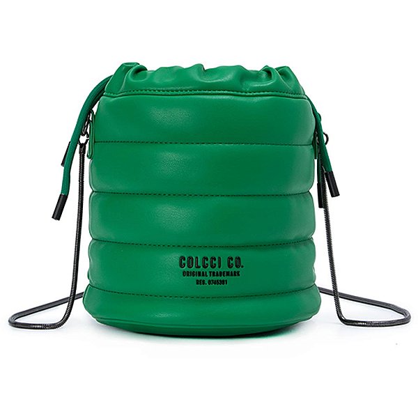 Bolsa Bucket Colcci Matelassê V23 Verde Feminino