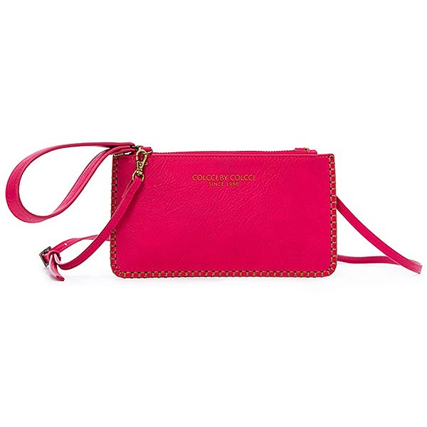 Bolsa Crossbody Colcci Pesponto V23 Rosa Feminino
