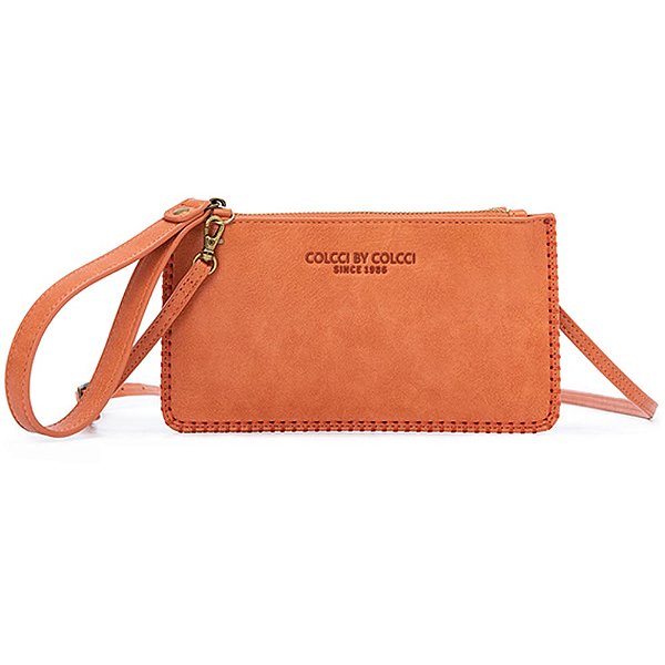 Bolsa Crossbody Colcci Pesponto V23 Laranja Feminino