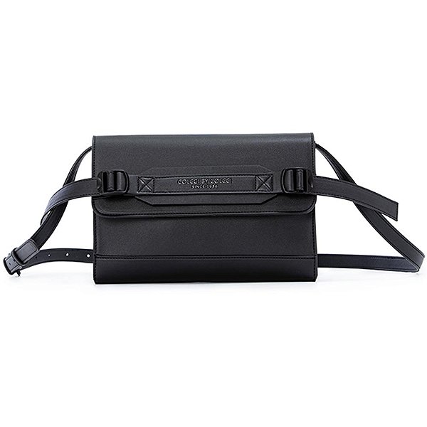 Bolsa Crossbody Colcci Black Metal V23 Preto Feminino