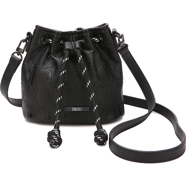 Bolsa Bucket Colcci Rope AV23 Preto Feminino