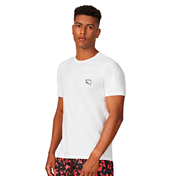 Camiseta Acostamento Logo VE23 Branco Masculino
