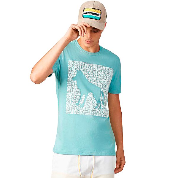 Camiseta Acostamento Box P23 Verde Masculino