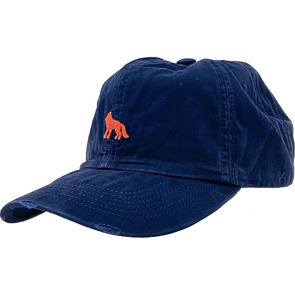 Boné Acostamento Bordado Frontal Strapback Marinho