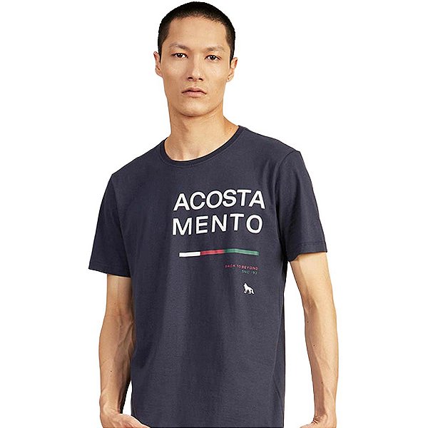 Camiseta Acostamento Beyond Casual V23 Marinho Masculino