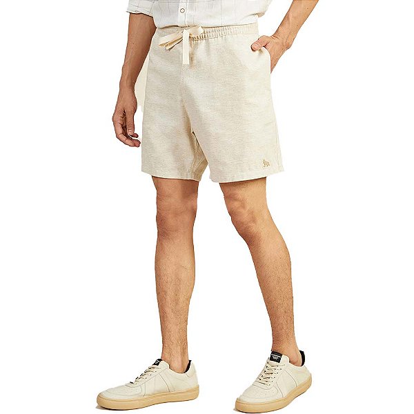 Bermuda Acostamento Celebration V23 Off White Masculino