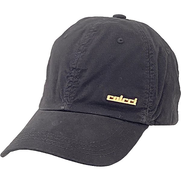 Boné Colcci Aba Curva Basic Gold Strapback Preto