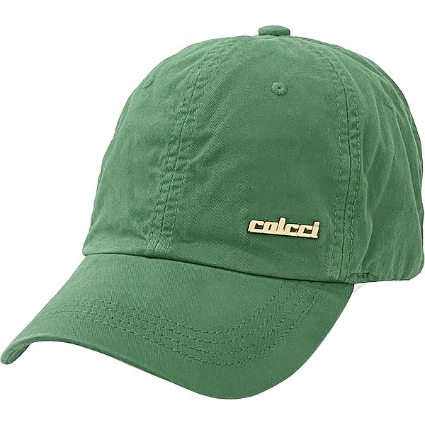 Boné Colcci Aba Curva Basic Gold Strapback Verde