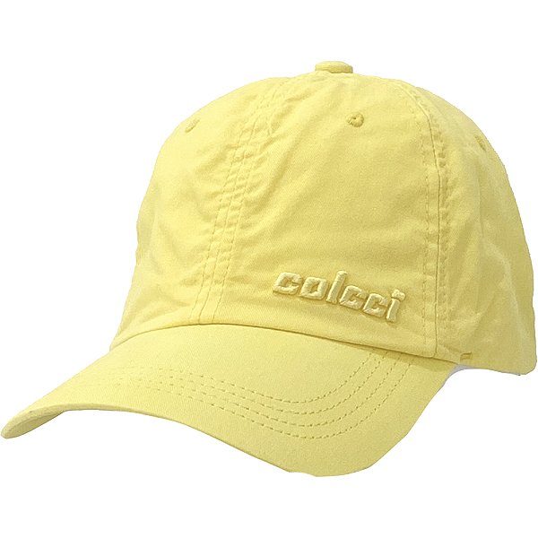 Boné Colcci Aba Curva Basic Bordado Strapback Amarelo