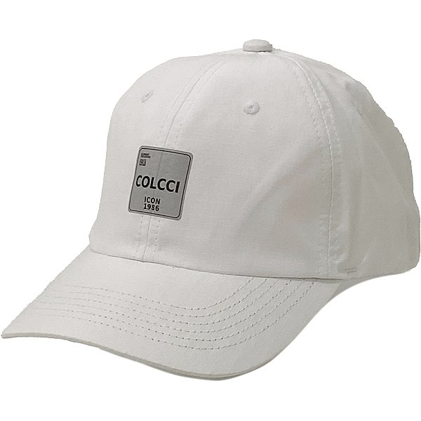 Boné Colcci Aba Curva Ploter Rip Stop Strapback Branco