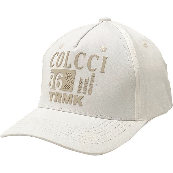Boné Colcci Aba Curva Relevo Frontal Snapback Branco