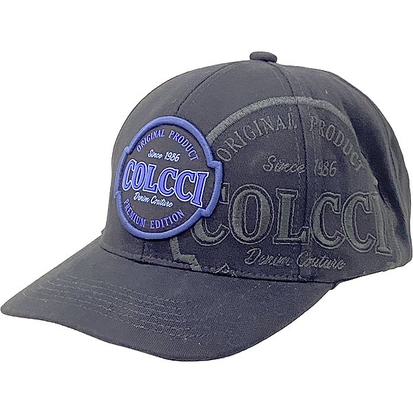 Boné Colcci Aba Curva Bordado Mediterraneo Strapback Preto