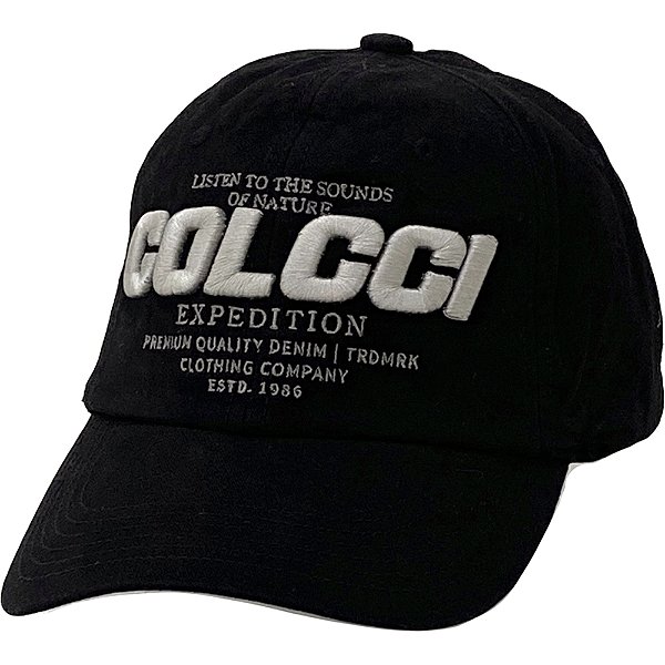 Boné Colcci Aba Curva Relevo Bordado Strapback Preto
