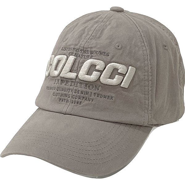 Boné Colcci Aba Curva Relevo Bordado Strapback Cinza