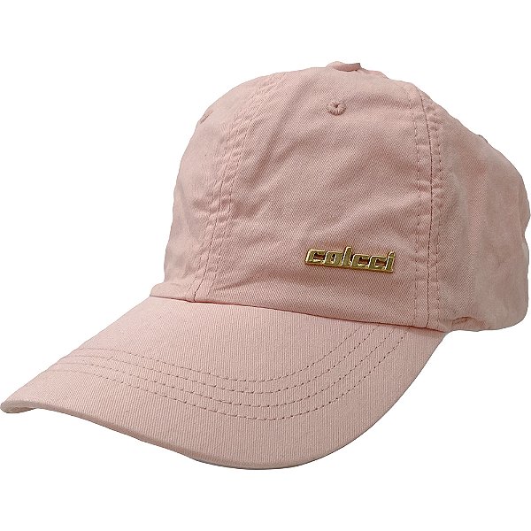 Boné Colcci Basic Gold Strapback Rosa Unissex