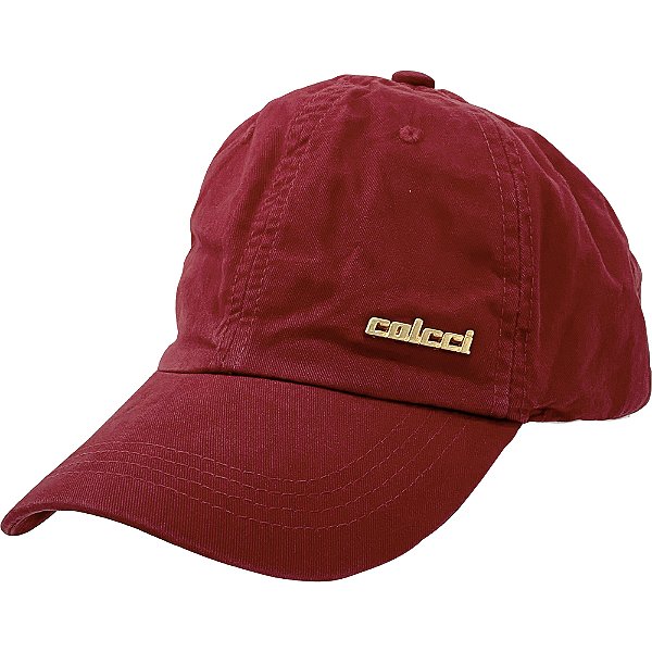 Boné Colcci Basic Gold Strapback Bordo Unissex